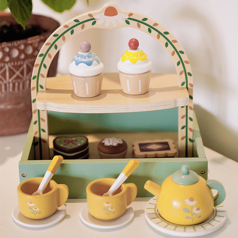 Wooden Tea Party Play Set