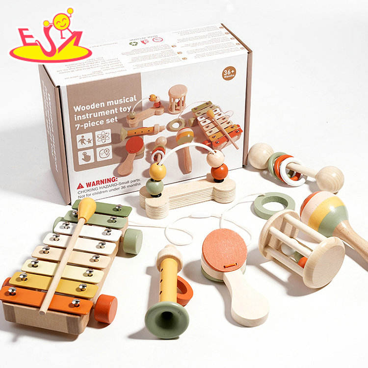 Wooden Musical Instrument Set