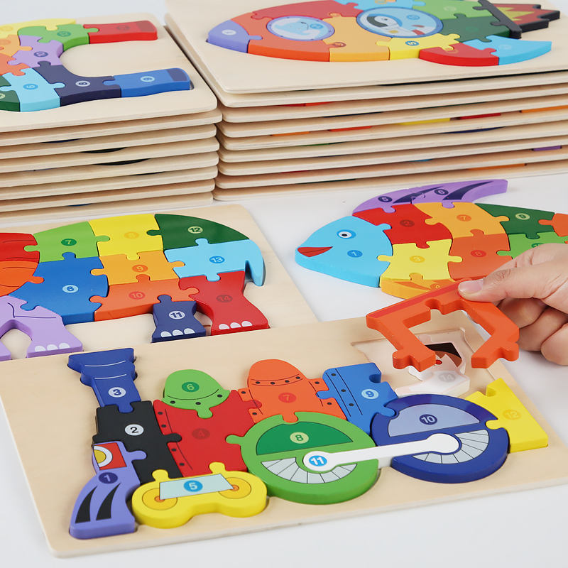 Wooden Animal Puzzle – Montessori Educational Toy