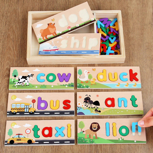 Wooden Alphabet Learning Toy