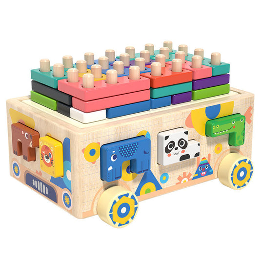 Wooden Animal Shape Sorter Toy